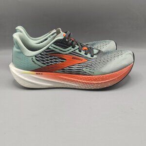 Brooks Hyperion Max Womens Size 8.5 Green Orange Athletic Running Shoes Sneakers
